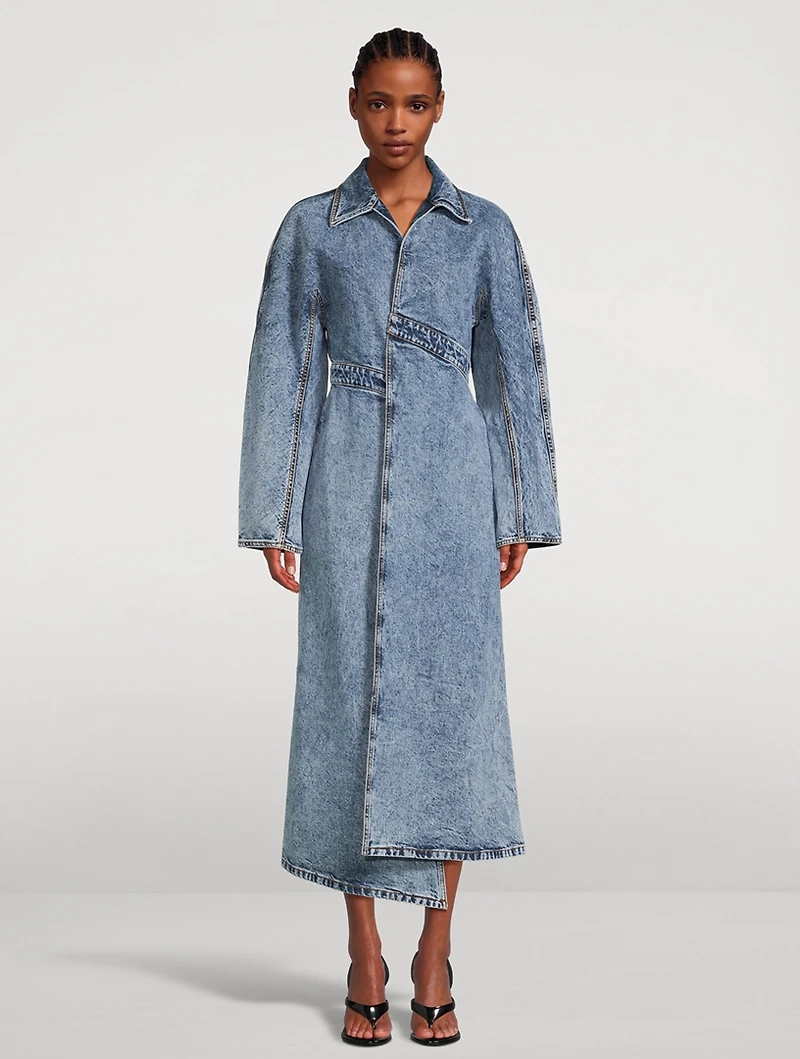 Denim Trench Coat