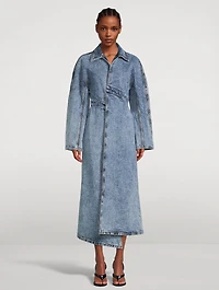 Denim Trench Coat