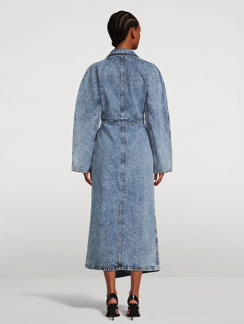 Denim Trench Coat
