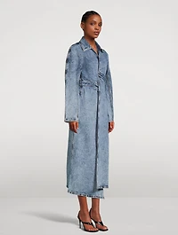 Denim Trench Coat