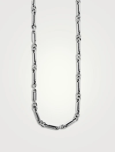 Silver Small Paperclip Necklace