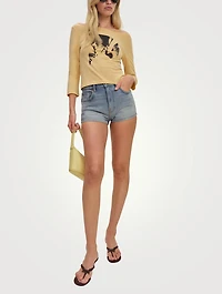 Reformation x Devon Lee Carlson Jensen Denim Shorts