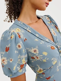 Reformation x Devon Lee Carlson Michelle Dress Floral Print