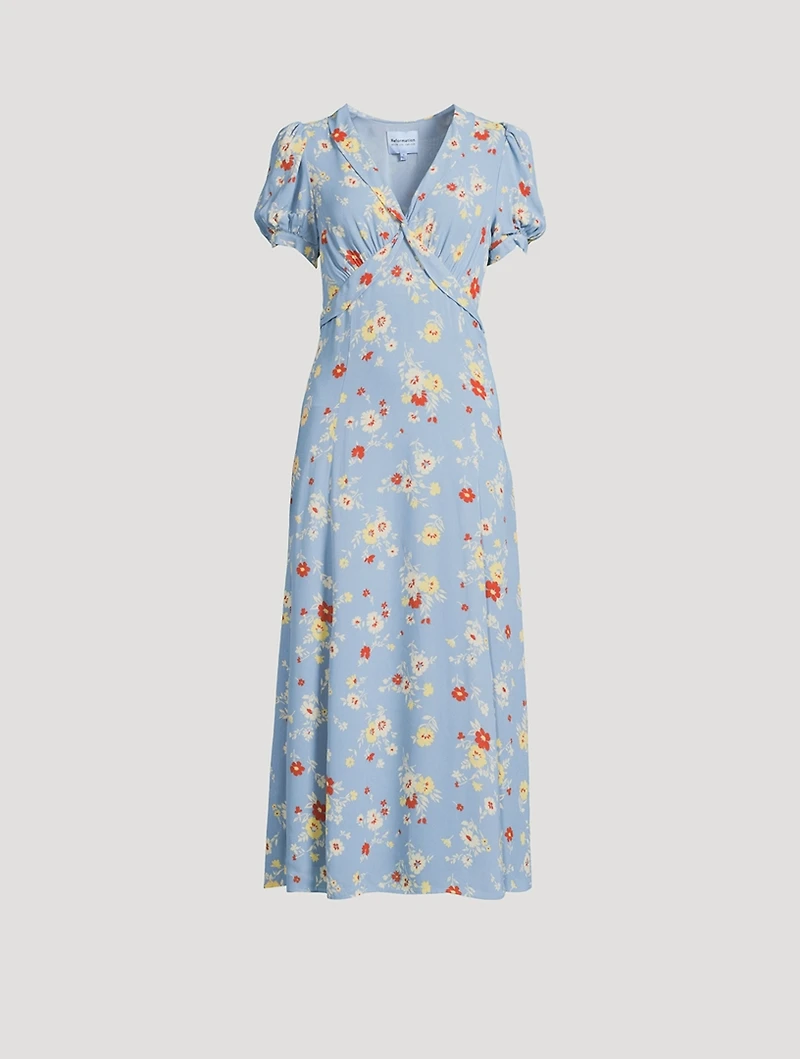 Reformation x Devon Lee Carlson Michelle Dress Floral Print