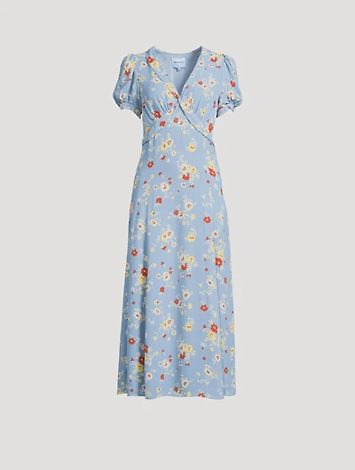 Reformation x Devon Lee Carlson Michelle Dress Floral Print