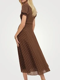 Reformation x Devon Lee Carlson Michelle Dress Polka Dot Print