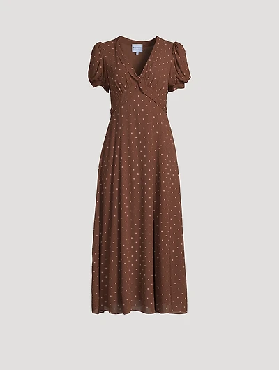 Reformation x Devon Lee Carlson Michelle Dress Polka Dot Print