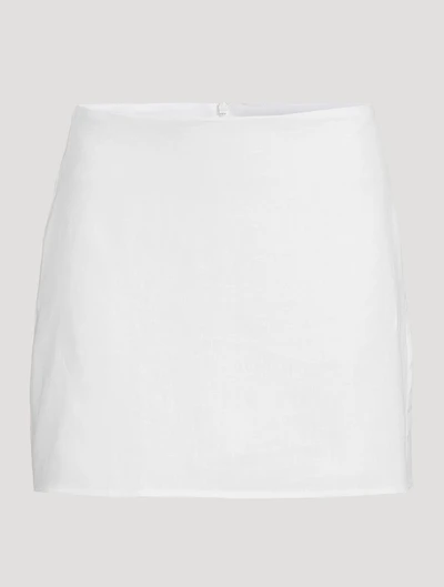 Veranda Linen Mini Skirt