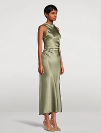 Casette Silk Maxi Dress