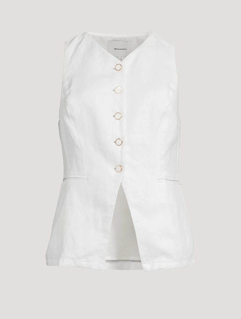 Aspen Linen Vest