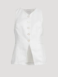 Aspen Linen Vest