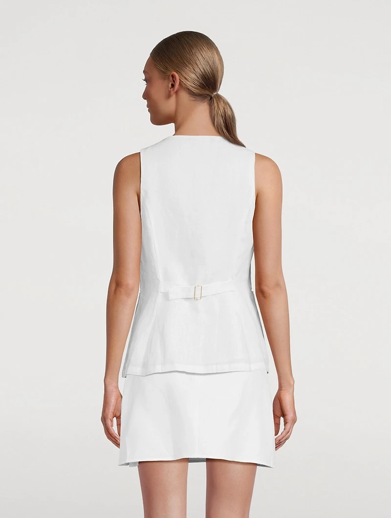 Aspen Linen Vest