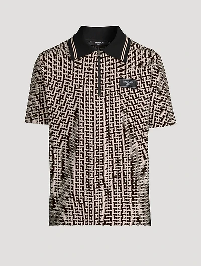 Labyrinth Jacquard Polo Shirt