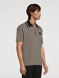 Labyrinth Jacquard Polo Shirt