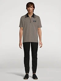 Labyrinth Jacquard Polo Shirt