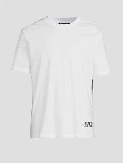 Cotton T-Shirt With Stamp