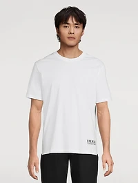 Cotton T-Shirt With Stamp