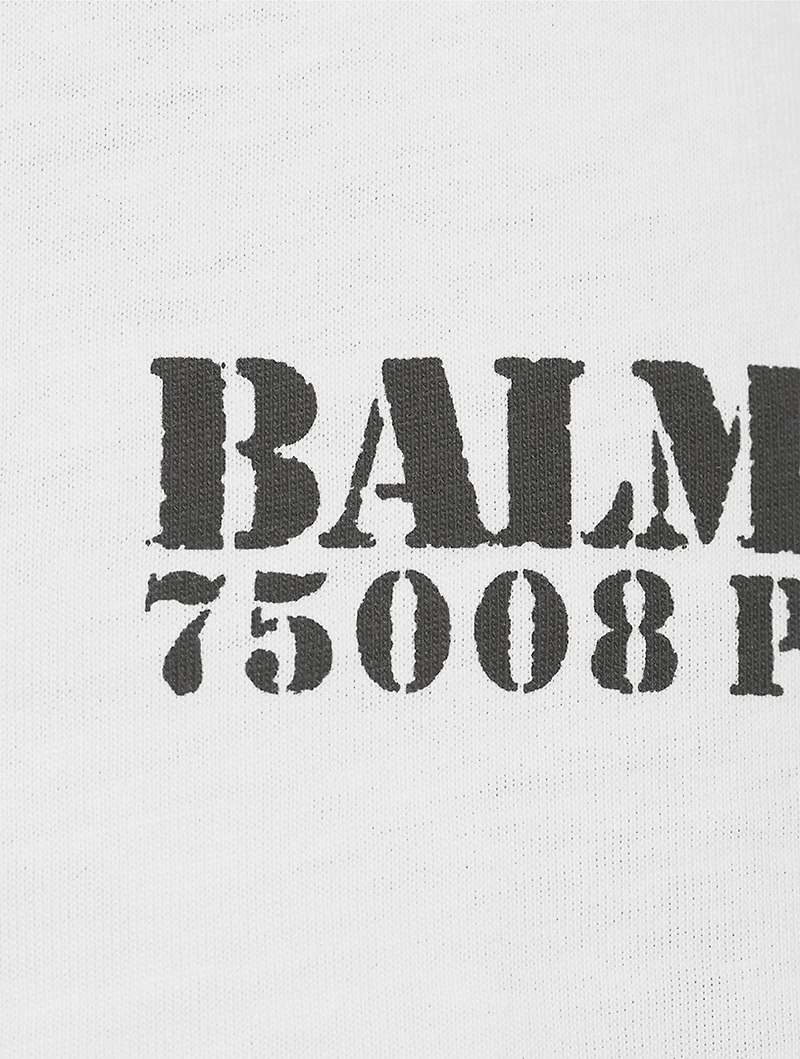 Cotton T-Shirt With Stamp