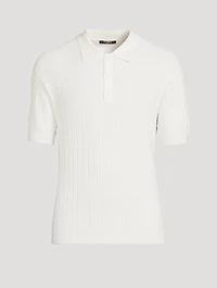 Monogram Knit Polo Shirt