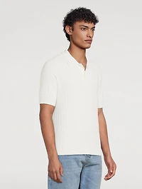Monogram Knit Polo Shirt
