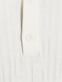 Monogram Knit Polo Shirt