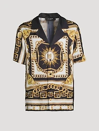 Foulard Chaînes Printed Pajama Shirt
