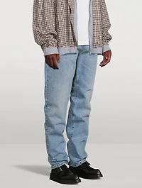 Cotton Straight-Leg Jeans