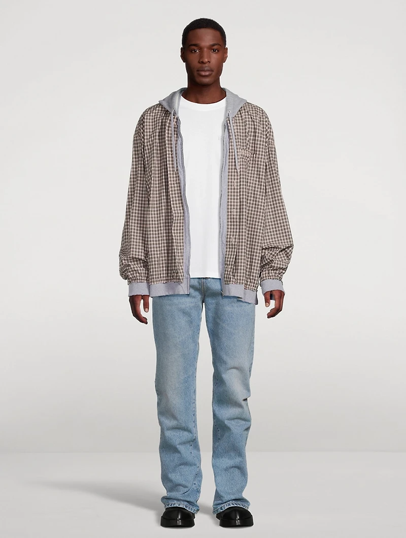 Cotton Straight-Leg Jeans
