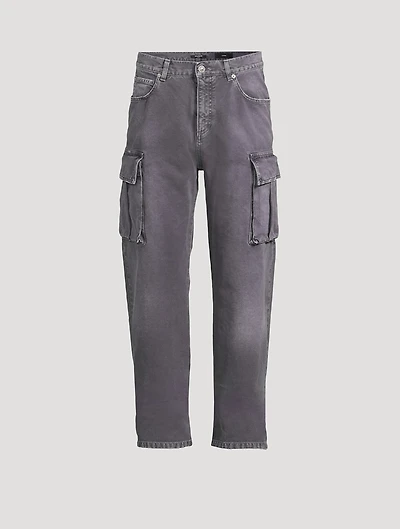 Relaxed Jeans With Cargo Pockets