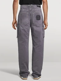 Relaxed Jeans With Cargo Pockets