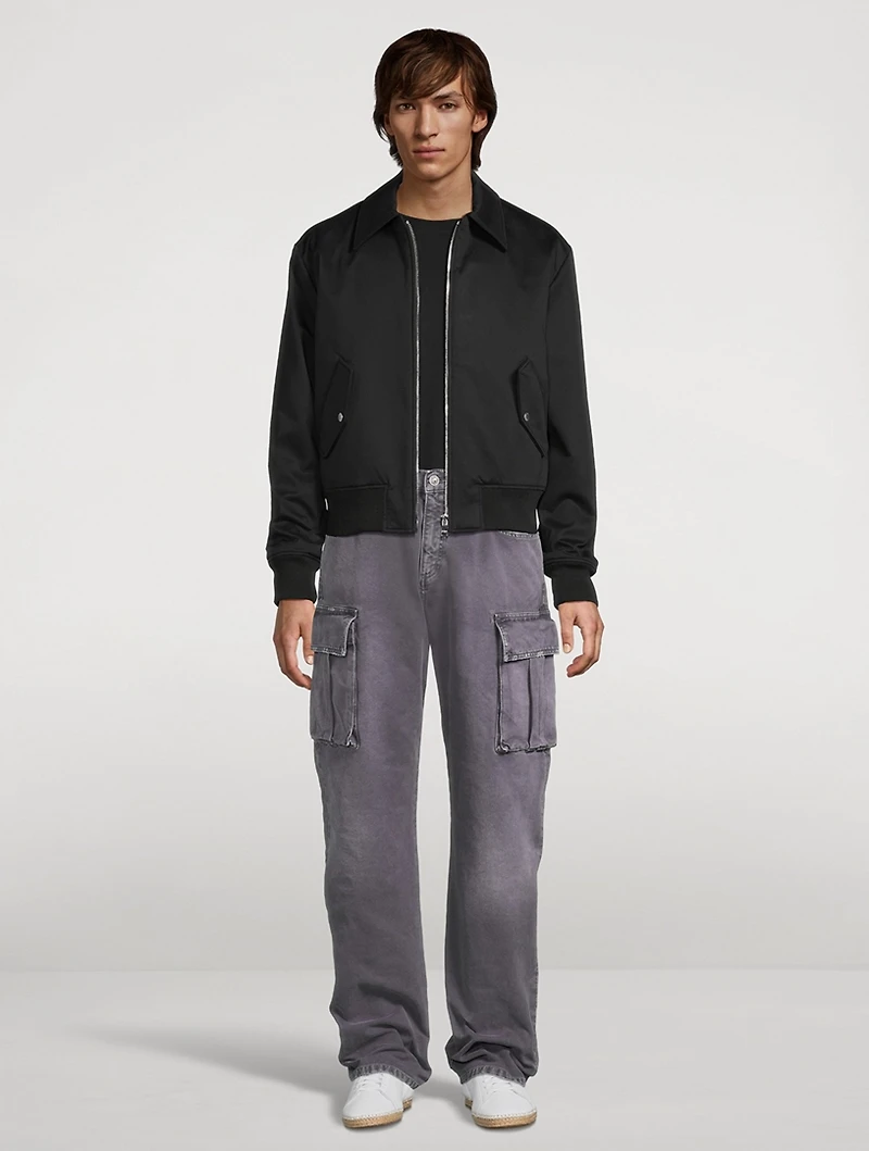 Relaxed Jeans With Cargo Pockets