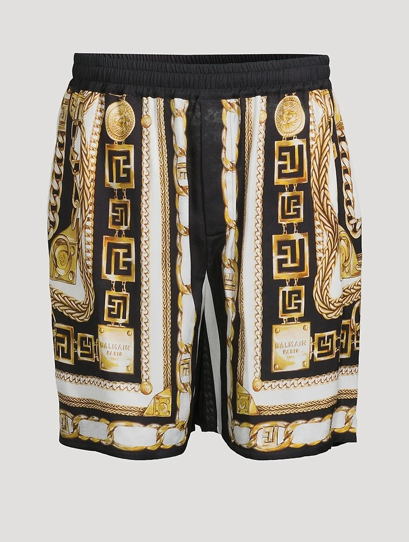 Foulard Printed Shorts