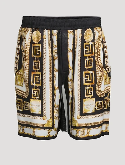 Foulard Printed Shorts
