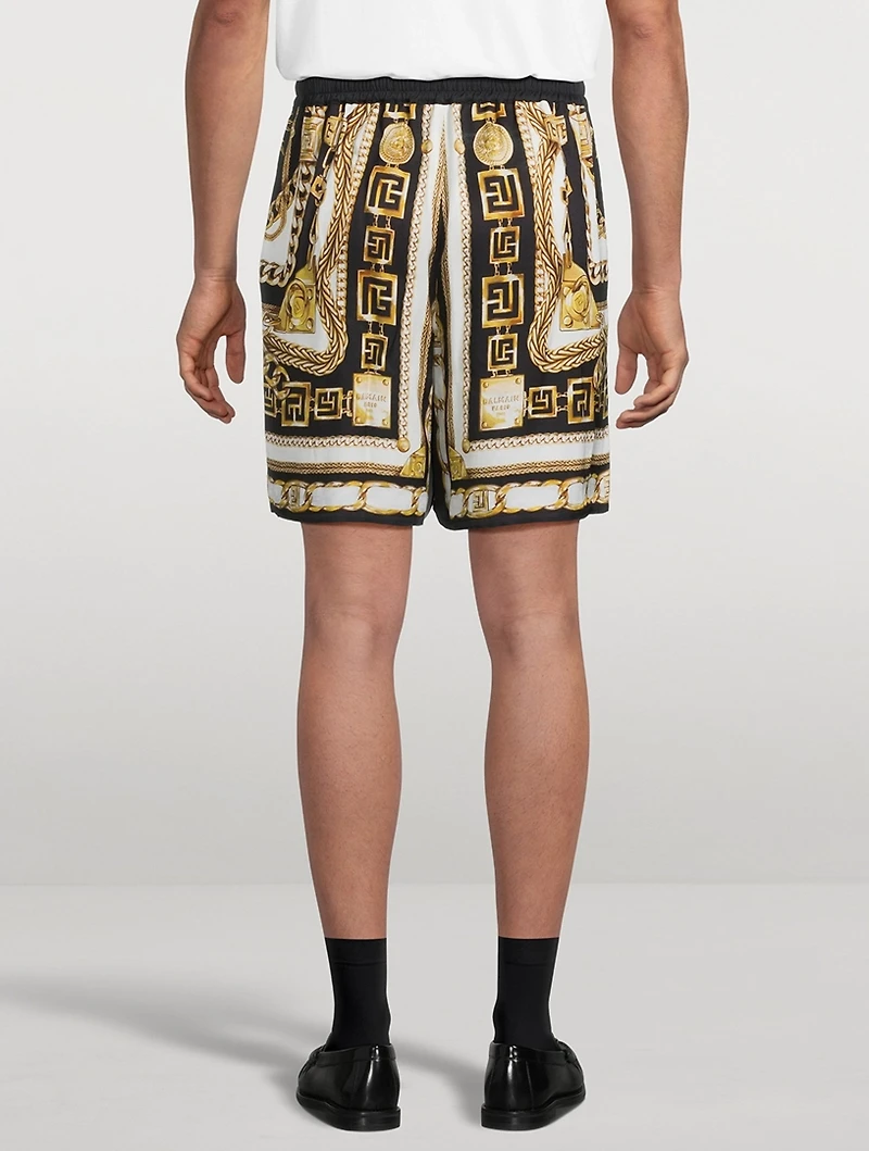 Foulard Printed Shorts