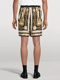 Foulard Printed Shorts