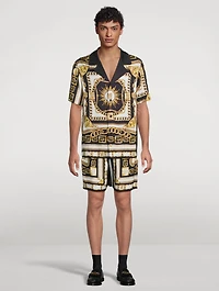 Foulard Printed Shorts