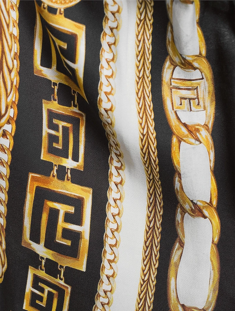 Foulard Printed Shorts