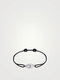 Menottes dinh van R10 18K White Gold Cord Bracelet