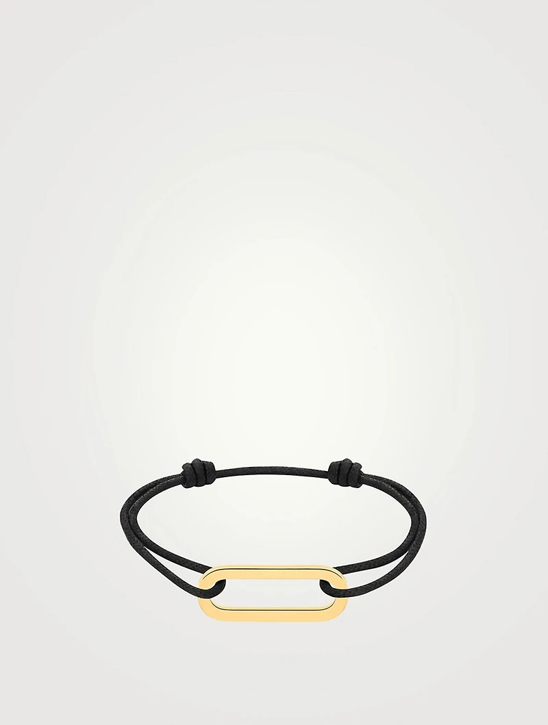 Maillon 18K Gold Cord Bracelet