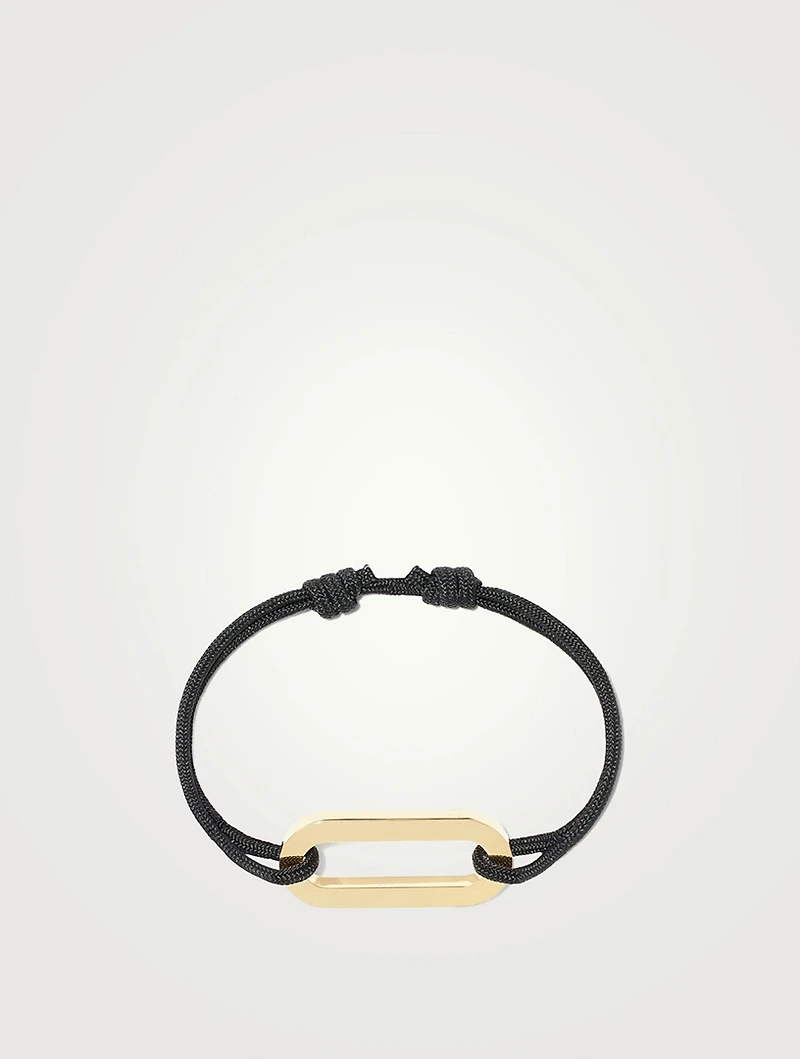 Maillon XL 18K Gold Cord Bracelet
