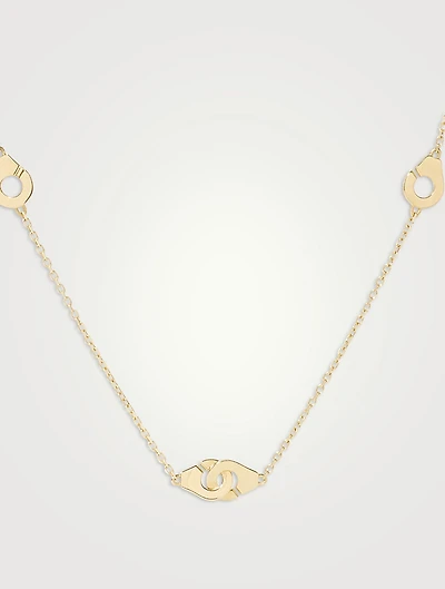 Menottes dinh van R5 18K Gold Necklace