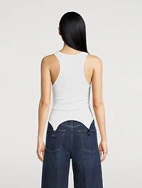 Le Boy Garter Tank Top