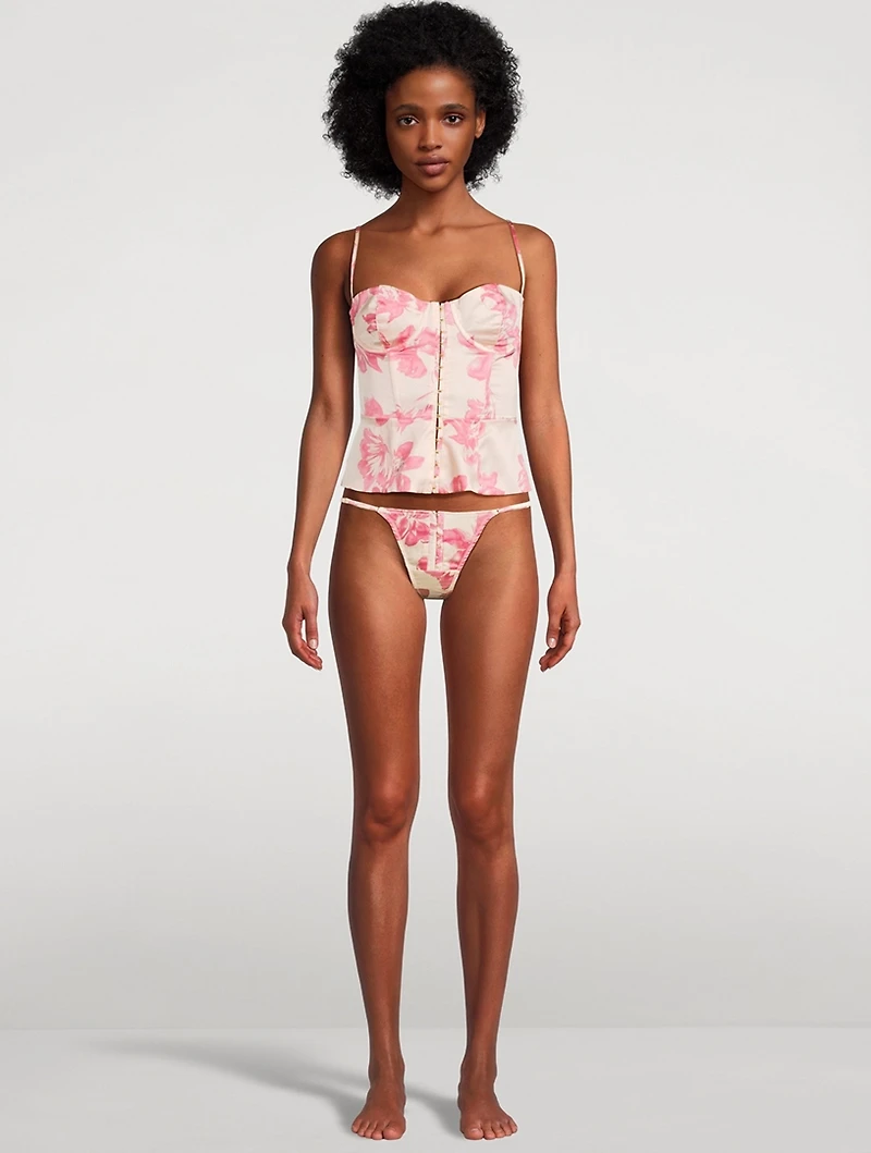 Papillon Et Orchidee Corset