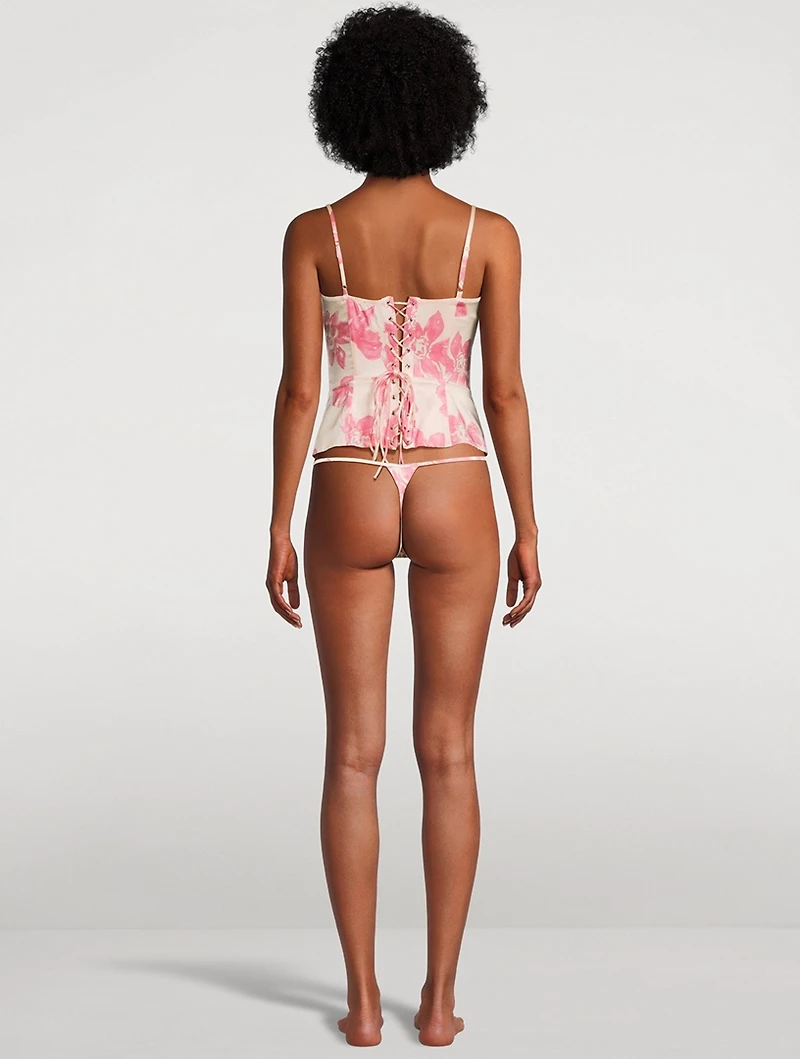 Papillon Et Orchidee Corset