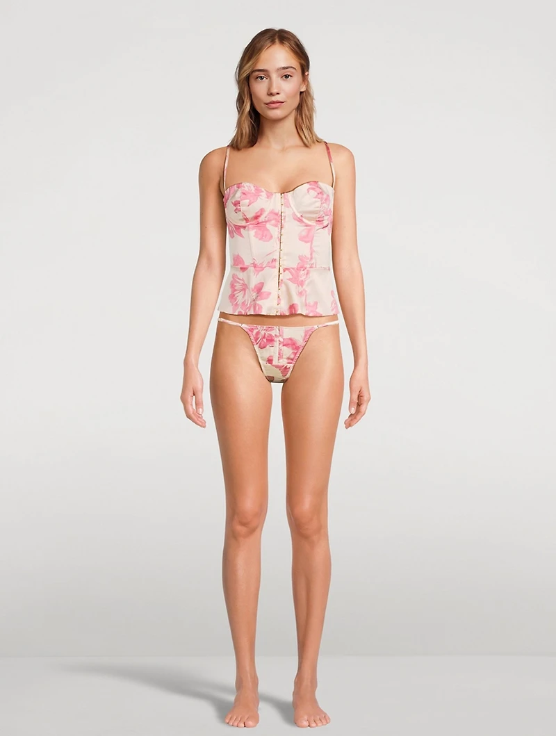 Papillon Et Orchidee G-String