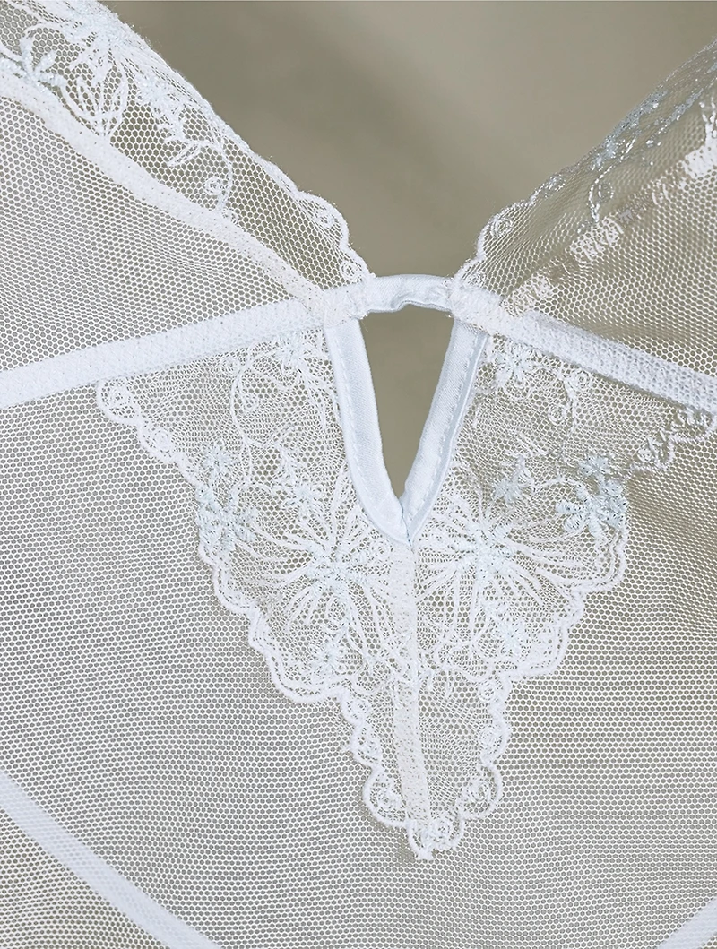 Mathilde Embroidered Bodysuit