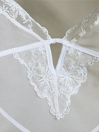 Mathilde Embroidered Bodysuit