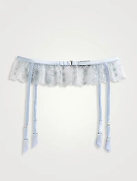 Mathilde Embroidered Garter Belt