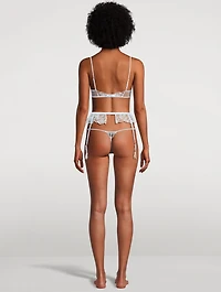 Mathilde Embroidered Garter Belt
