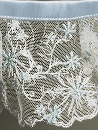 Mathilde Embroidered Garter Belt